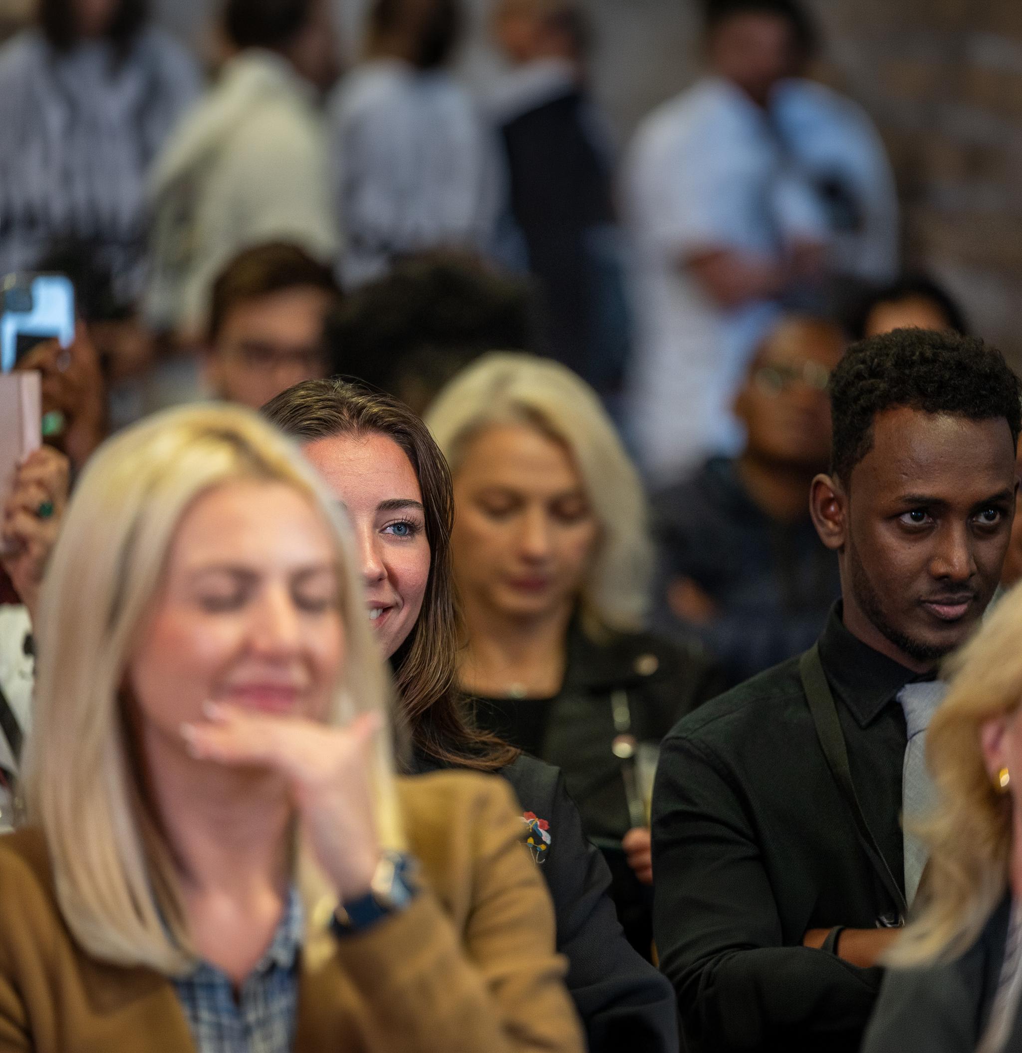 Entrepreneurs and young leaders at the AGE Summit